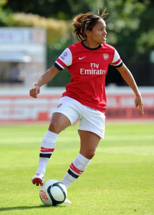 Framed Print : Alex Scott in Action: Arsenal vs. Lincoln Ladies (FA WSL 2012-13) Framed Print : Alex Scott in Action: Arsenal vs. Lincoln Ladies (FA WSL 2012-13)