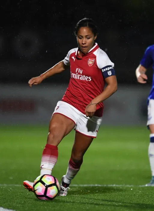 Framed Print : Alex Scott in Action: Arsenal Women vs. Everton Ladies Framed Print : Alex Scott in Action: Arsenal Women vs. Everton Ladies
