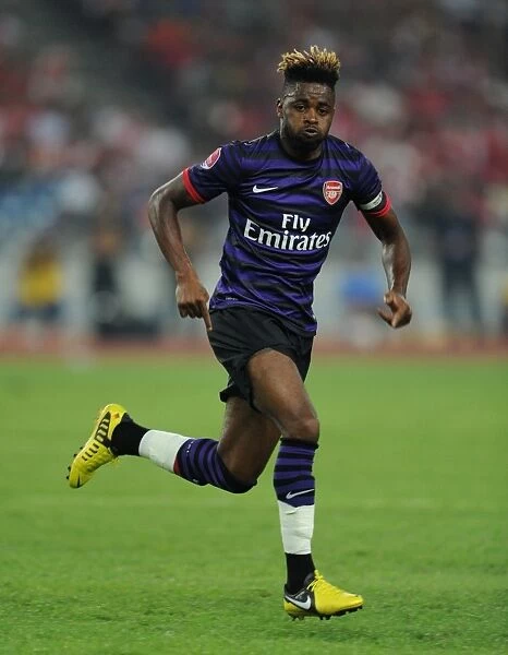 Alex Song: In Action for Arsenal against Malaysia XI, 2012