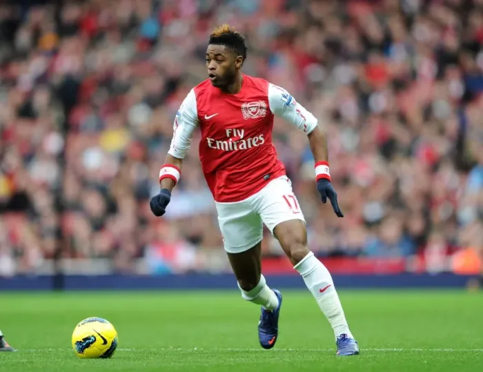 Framed Print : Alex Song in Action for Arsenal Against Queens Park Rangers, 2011-12 Premier League