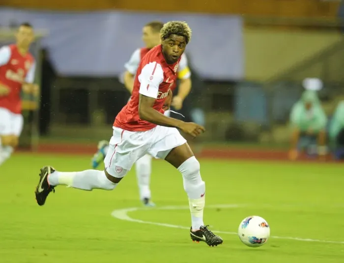 Framed Print : Alex Song in Action: Arsenal vs Hangzhou Greentown, China, 2011