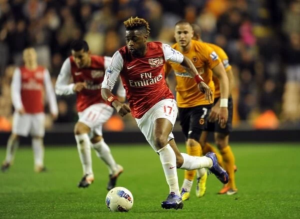 Alex Song: In Action for Arsenal Against Wolverhampton Wanderers, Premier League 2011-12