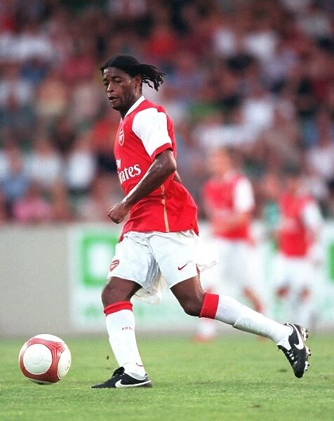 Alex Song in Action: Arsenal's Win over SV Mattersburg in Pre-Season Friendly