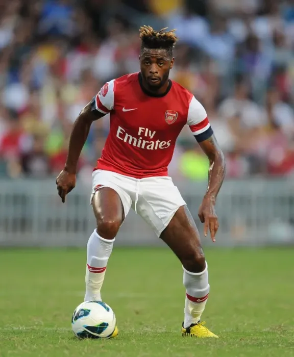 Framed Print : Alex Song in Action: Kitchee FC vs Arsenal FC, Hong Kong 2012 Framed Print : Alex Song in Action: Kitchee FC vs Arsenal FC, Hong Kong 2012