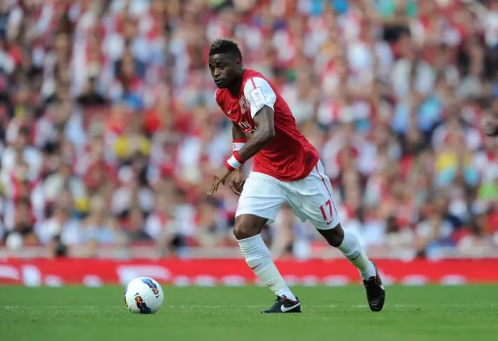 Framed Print : Alex Song (Arsenal). Arsenal 1: 1 New York Red Bulls. Emirates Cup Day 2 Framed Print : Alex Song (Arsenal). Arsenal 1: 1 New York Red Bulls. Emirates Cup Day 2