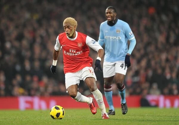 Alex Song (Arsenal) Yaya Toure (Man City). Arsenal 0:0 Manchester City
