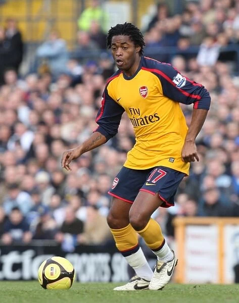 Alex Song: The Unyielding Defender in Arsenal's 0:0 Stalemate at Cardiff City, FA Cup 2009