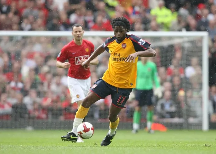 Framed Print : Alex Song: The Unyielding Wall in the 0-0 Stalemate at Old Trafford, 2009 Framed Print : Alex Song: The Unyielding Wall in the 0-0 Stalemate at Old Trafford, 2009