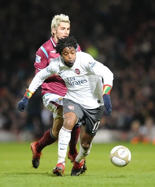 Alex Song's Brilliant Performance: Arsenal's 2-1 FA Cup Triumph over Valon Behrami and West Ham United, 2010