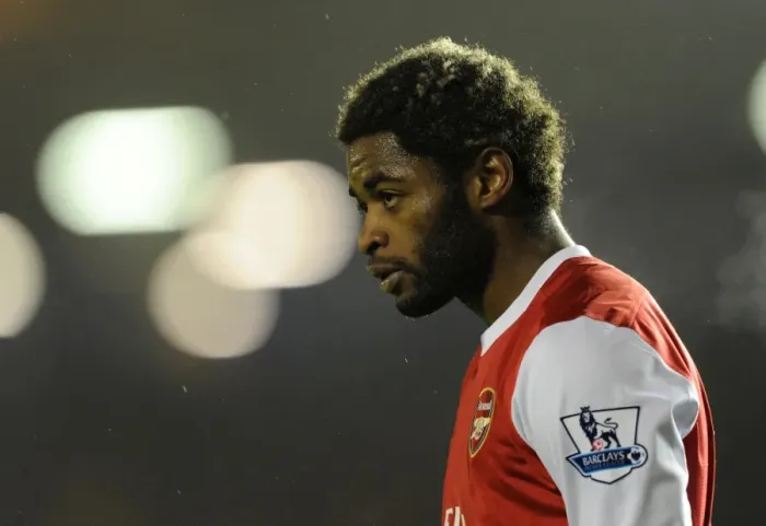 Framed Print : Alex Song's Brilliant Performance: Arsenal Crushes Birmingham City 3-0 in Premier League