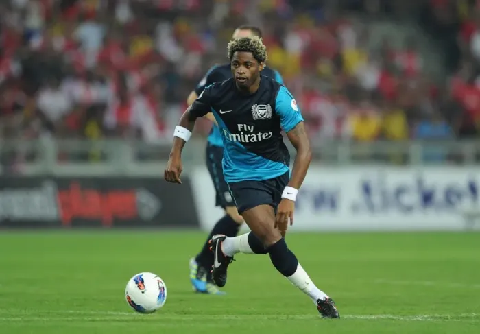 Framed Print : Alex Song's Dominant Display: Arsenal Routs Malaysia XI 4-0