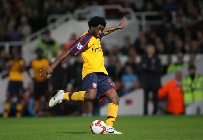 Framed Print : Alex Song's Dominant Performance: Arsenal's Unforgettable 2-0 Victory Over West Ham United, October 2008 Framed Print : Alex Song's Dominant Performance: Arsenal's Unforgettable 2-0 Victory Over West Ham United, October 2008