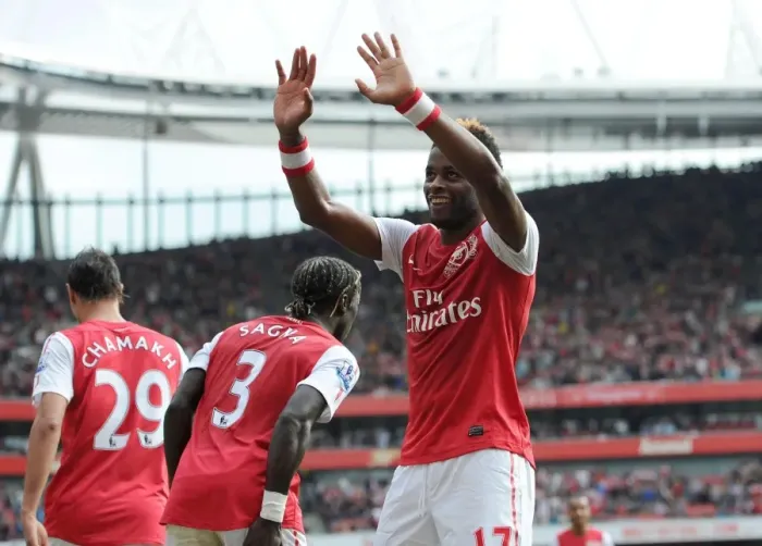 Framed Print : Alex Song's Triumph: Arsenal's 3-0 Victory Over Bolton Wanderers (2011) Framed Print : Alex Song's Triumph: Arsenal's 3-0 Victory Over Bolton Wanderers (2011)