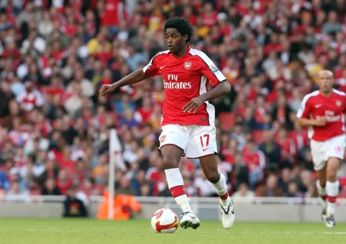 Framed Print : Alex Song's Triumph: Arsenal's 3-1 Barclays Premier League Victory Over Everton (18 / 10 / 08) Framed Print : Alex Song's Triumph: Arsenal's 3-1 Barclays Premier League Victory Over Everton (18 / 10 / 08)