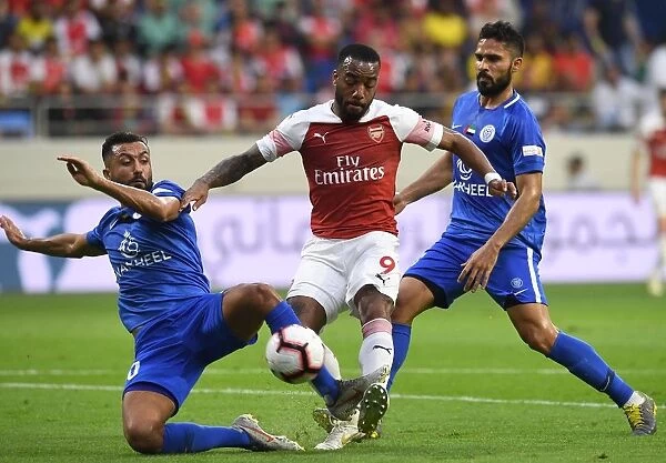 Alexandre Lacazette in Action: Al-Nasr Dubai SC vs Arsenal Friendly (2018-19)