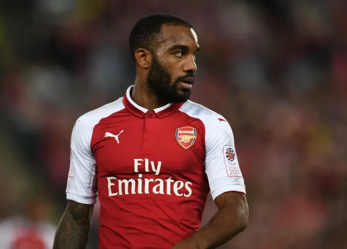 Framed Print : Alexandre Lacazette in Action: Arsenal vs. Western Sydney Wanderers, Sydney 2017 Framed Print : Alexandre Lacazette in Action: Arsenal vs. Western Sydney Wanderers, Sydney 2017
