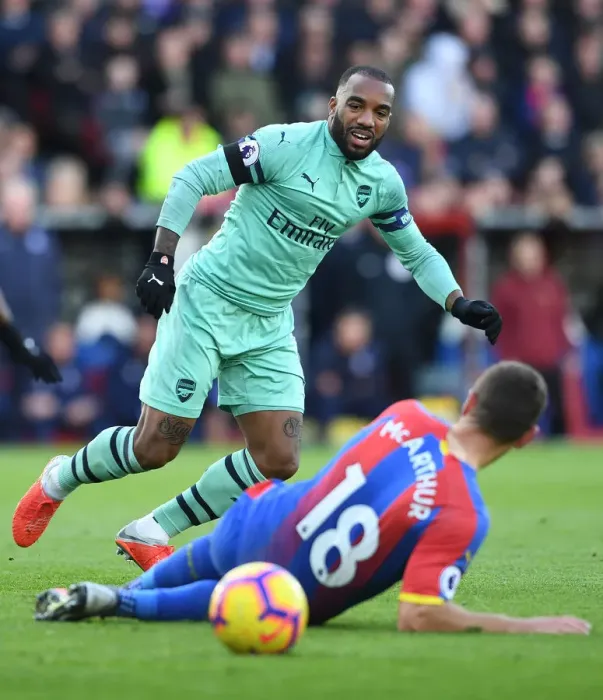 Framed Print : Alexandre Lacazette in Action: Arsenal vs. Crystal Palace, Premier League 2018-19 Framed Print : Alexandre Lacazette in Action: Arsenal vs. Crystal Palace, Premier League 2018-19