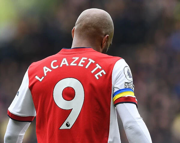Alexandre Lacazette in Action: Arsenal vs. Watford, Premier League 2021-22