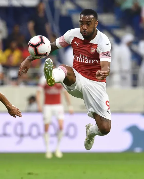 Framed Print : Alexandre Lacazette in Action: Arsenal vs Al-Nasr Dubai SC, 2019 Framed Print : Alexandre Lacazette in Action: Arsenal vs Al-Nasr Dubai SC, 2019