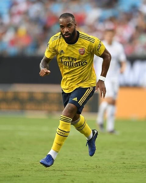 Alexandre Lacazette in Action: Arsenal vs Fiorentina at 2019 International Champions Cup, Charlotte