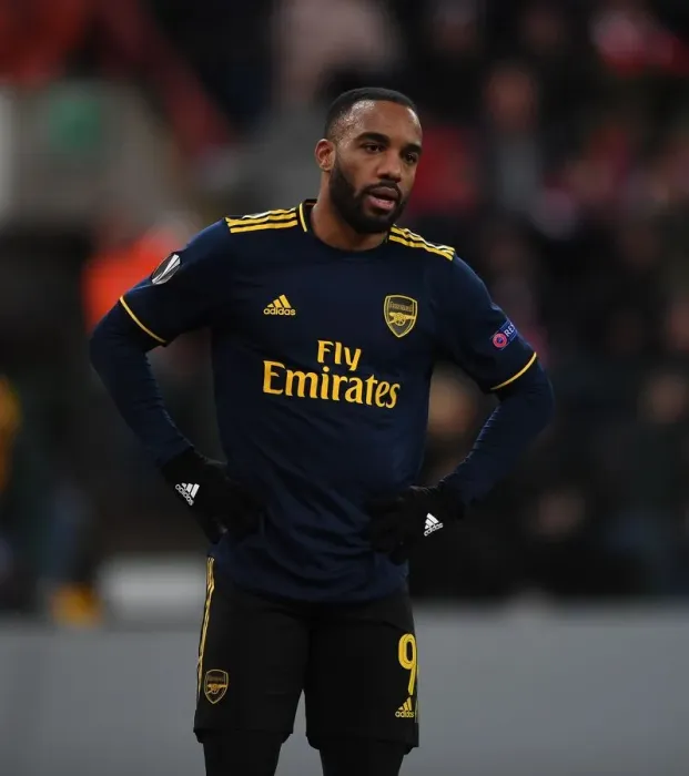 Framed Print : Alexandre Lacazette in Action: Arsenal's Europa League Battle at Standard Liege Framed Print : Alexandre Lacazette in Action: Arsenal's Europa League Battle at Standard Liege