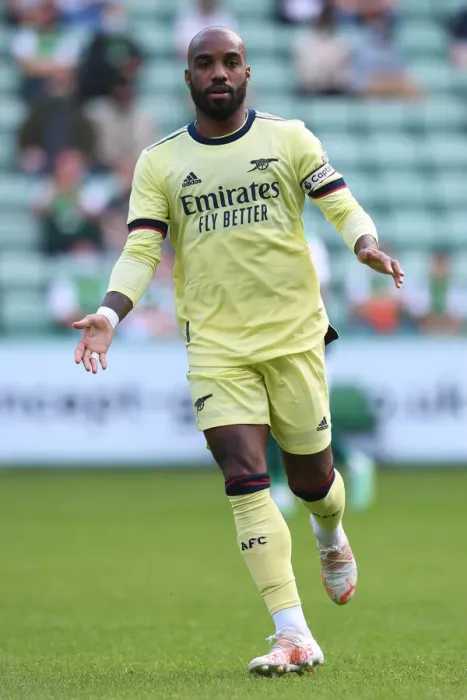 Framed Print : Alexandre Lacazette in Action: Arsenal's Star Forward Shines in Hibernian Friendly Framed Print : Alexandre Lacazette in Action: Arsenal's Star Forward Shines in Hibernian Friendly