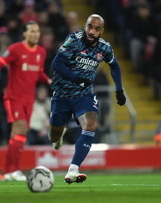 Framed Print : Alexandre Lacazette in Action: Liverpool vs Arsenal, Carabao Cup Semi-Final First Leg Framed Print : Alexandre Lacazette in Action: Liverpool vs Arsenal, Carabao Cup Semi-Final First Leg