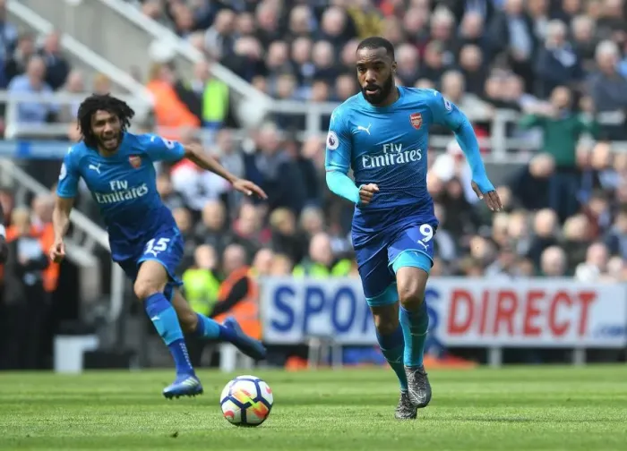 Framed Print : Alexandre Lacazette in Action: Newcastle United vs Arsenal, Premier League 2017-18 Framed Print : Alexandre Lacazette in Action: Newcastle United vs Arsenal, Premier League 2017-18