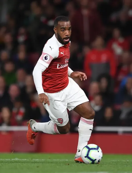 Framed Print : Alexandre Lacazette (Arsenal). Arsenal 3: 1 Leicester City Framed Print : Alexandre Lacazette (Arsenal). Arsenal 3: 1 Leicester City