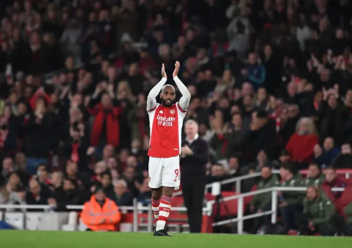 Framed Print : Alexandre Lacazette Bids Farewell: Arsenal vs Aston Villa, Premier League 2021-22