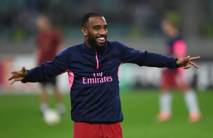 Framed Print : Alexandre Lacazette Gears Up: Arsenal's Star Forward Prepares for Qarabag Clash in Europa League Framed Print : Alexandre Lacazette Gears Up: Arsenal's Star Forward Prepares for Qarabag Clash in Europa League