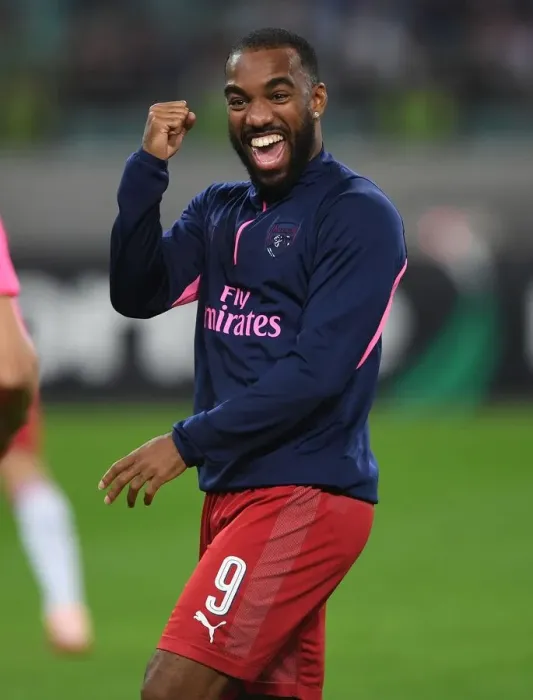 Framed Print : Alexandre Lacazette Prepares for Qarabag Showdown in Europa League