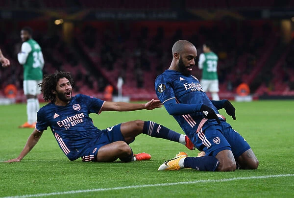 Alexandre Lacazette Scores First Arsenal Goal in Europa League Victory over Rapid Wien