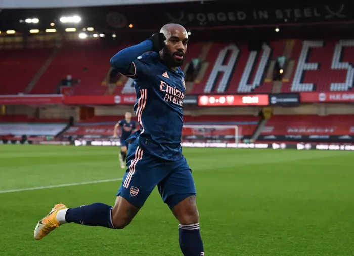 Framed Print : Alexandre Lacazette Scores First Goal: Sheffield United vs. Arsenal, Premier League 2020-21 Framed Print : Alexandre Lacazette Scores First Goal: Sheffield United vs. Arsenal, Premier League 2020-21