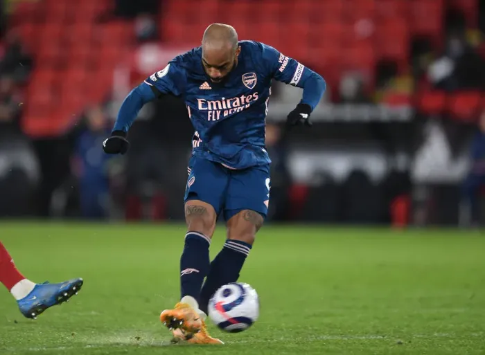 Framed Print : Alexandre Lacazette's Brace: Arsenal's 3-0 Victory over Sheffield United (April 2021) Framed Print : Alexandre Lacazette's Brace: Arsenal's 3-0 Victory over Sheffield United (April 2021)