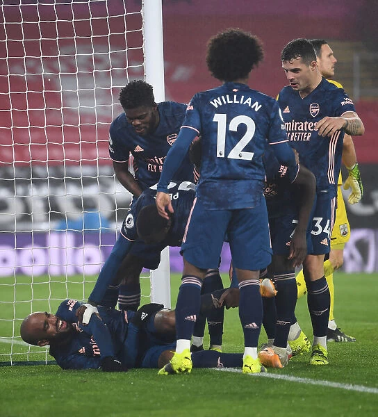 Alexandre Lacazette's Dramatic Milestone Goal and Injury: Arsenal's 3-0 Win at Empty St. Mary's (Southampton vs. Arsenal, 2021)