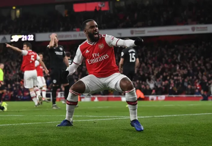 Framed Print : Alexandre Lacazette's Goal: Arsenal FC vs Brighton & Hove Albion, Premier League 2019-20 Framed Print : Alexandre Lacazette's Goal: Arsenal FC vs Brighton & Hove Albion, Premier League 2019-20