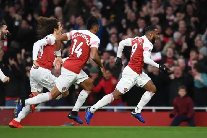Framed Print : Alexandre Lacazette's Hat-Trick: Arsenal's Dominance Over Tottenham Hotspur in 2018-19 Premier League Framed Print : Alexandre Lacazette's Hat-Trick: Arsenal's Dominance Over Tottenham Hotspur in 2018-19 Premier League