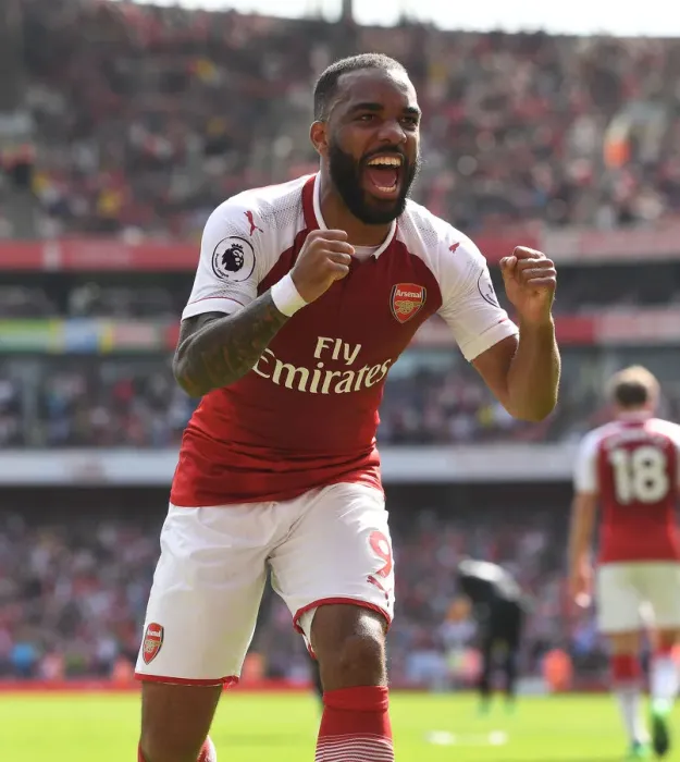 Framed Print : Alexandre Lacazette's Hat-Trick: Arsenal's Triumphant 3-0 Victory Over West Ham United (April 2018)