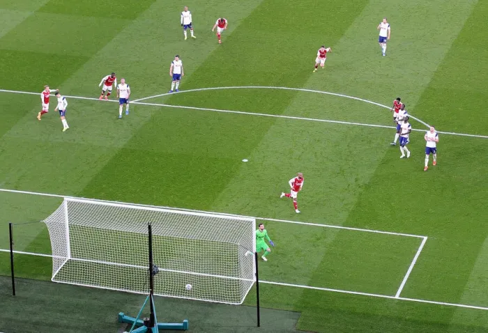 Framed Print : Alexandre Lacazette's Penalty: Thrilling Arsenal Victory over Tottenham in the Premier League Framed Print : Alexandre Lacazette's Penalty: Thrilling Arsenal Victory over Tottenham in the Premier League