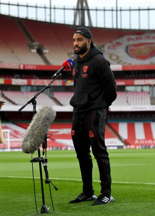 Framed Print : Alexandre Lacazette's Pre-Match Interview: Arsenal vs. Liverpool (2020-21) Framed Print : Alexandre Lacazette's Pre-Match Interview: Arsenal vs. Liverpool (2020-21)