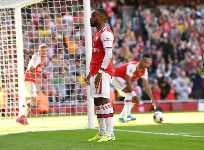 Framed Print : Alexandre Lacazette's Thrilling Goal: Arsenal vs. Tottenham, Premier League 2019-20