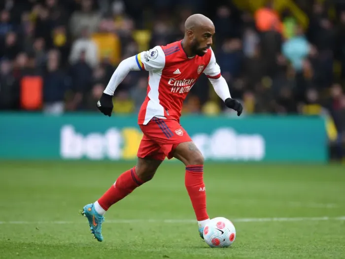 Framed Print : Alexis Lacazette in Action: Arsenal vs. Watford, Premier League 2021-22 Framed Print : Alexis Lacazette in Action: Arsenal vs. Watford, Premier League 2021-22
