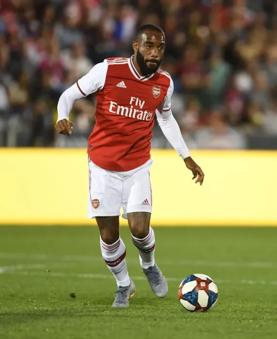 Framed Print : Alexis Lacazette in Action: Arsenal vs Colorado Rapids (2019 Pre-Season Friendly)