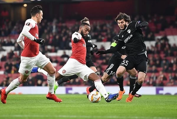 Alexis Lacazette Scores for Arsenal Against Qarabag in Europa League Group E