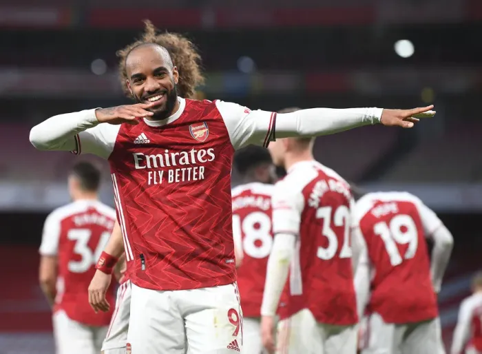 Framed Print : Alexis Lacazette Scores in Arsenal's Victory over Tottenham Hotspur (2020-21) Framed Print : Alexis Lacazette Scores in Arsenal's Victory over Tottenham Hotspur (2020-21)