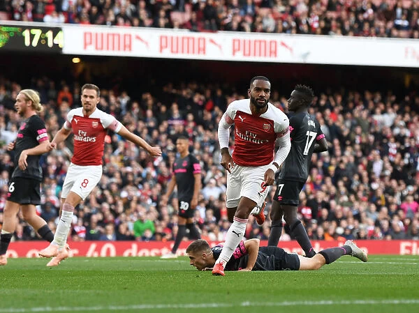 Alexis Lacazette Scores First Arsenal Goal: Arsenal vs Everton, Premier League 2018-19