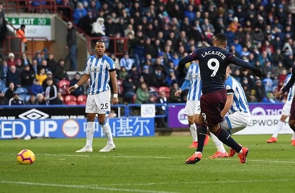 Alexis Lacazette Scores His Second Goal: Huddersfield vs. Arsenal, Premier League
