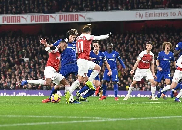 Alexis Lacazette Scores the Winner: Arsenal FC vs Chelsea FC, Premier League 2018-19
