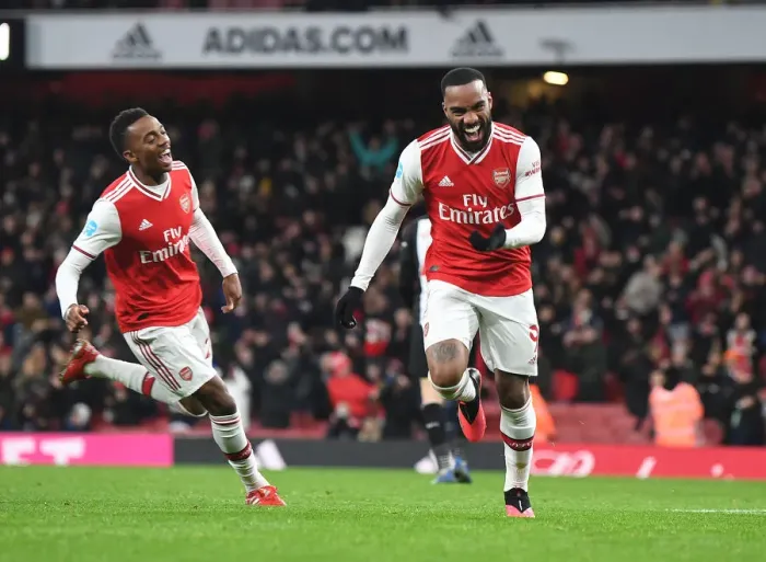 Framed Print : Alexis Lacazette's Brace: Arsenal's Exhilarating 4-3 Comeback Win Against Newcastle United
